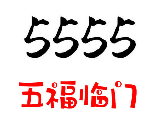 定陶尾号5555吉祥号回收